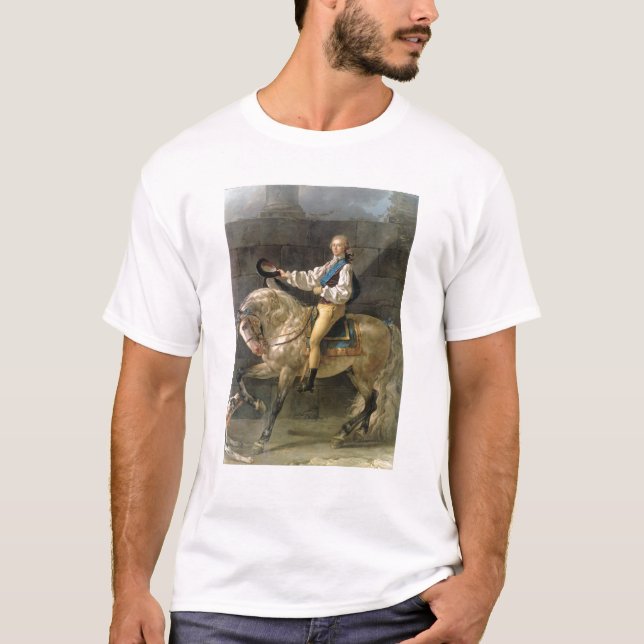 Camiseta Retrato ecuestre de Estanislao Kostka (Anverso)