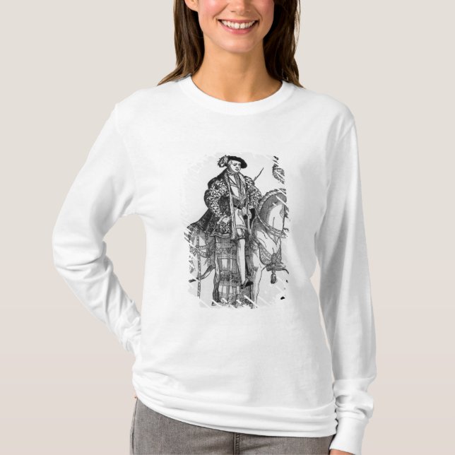 Camiseta Retrato ecuestre de Philip II de España (Anverso)