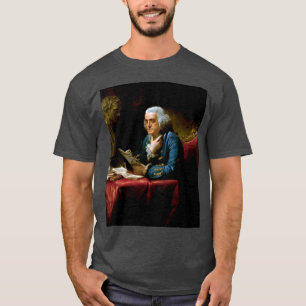 Camiseta Retrato en pulgar, Benjamin Franklin Padre fundado