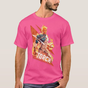 Camiseta Retrato épico de la antorcha humana de Marvel Riva