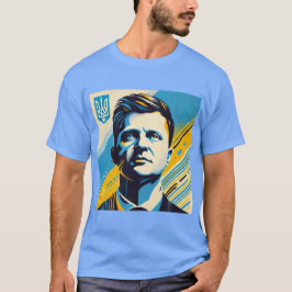 Camiseta Retrato estilo arte pop Zelenskyy