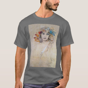 Camiseta Retrato (estudio), Alphonse Mucha