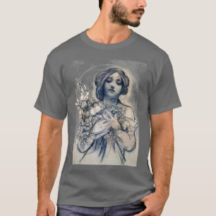 Camiseta Retrato (estudio), Alphonse Mucha