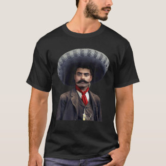 Camiseta Retrato facial famoso de Emiliano Zapata México