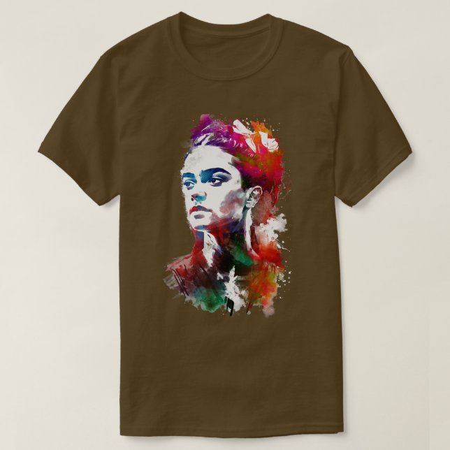 Camiseta retrato femenino (Diseño del anverso)