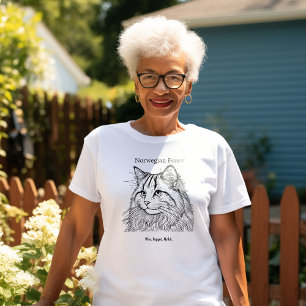 Camiseta Retrato forestal noruego