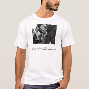 Camiseta Retrato fotográfico de Amelia Earhart
