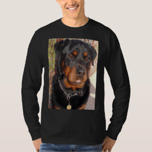 Camiseta Retrato fotográfico Mature Mase Rottweiler