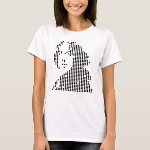 Camiseta retrato geométrico de oscar wilde