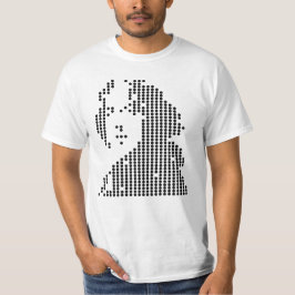Camiseta retrato geométrico de oscar wilde