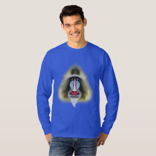 Camiseta Retrato ilustrado del mono de Mandrill