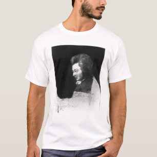 Camiseta Retrato inacabado de Wolfgang Amadeus Mozart