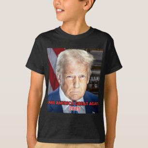 Camiseta Retrato Inaugural Oficial 2025 Del Presidente Dona