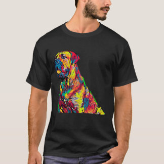 Camiseta Retrato italiano del mascota de la cabeza del