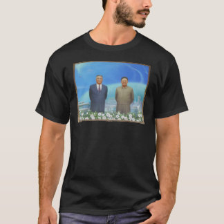 Camiseta Retrato Kim Il-Sung & Amp; Retrato Kim Jong-Il, Co