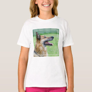 Camiseta Retrato lateral del Pastor Alemán