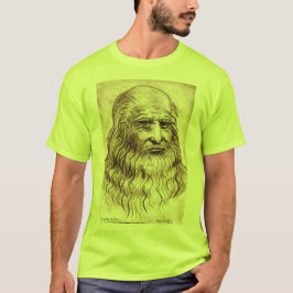 Camiseta Retrato Leonardo da Vinci T-Shirt