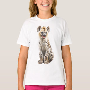 Camiseta Retrato majestuoso de una joven cría de hiena