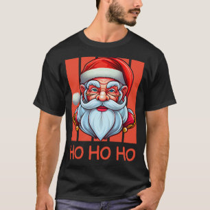 Camiseta Retrato moderno de Santa Claus