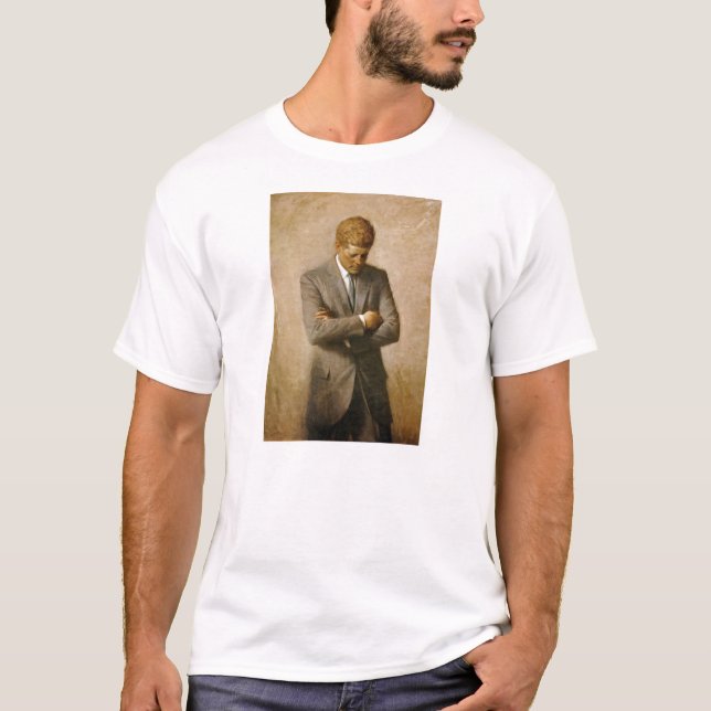 Camiseta Retrato oficial de John F. Kennedy de Aaron (Anverso)