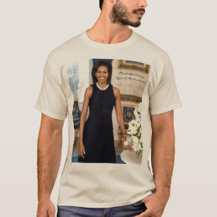 Camiseta Retrato oficial de primera señora Michelle Obama