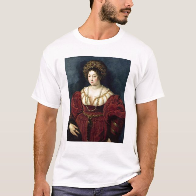 Camiseta Retrato póstumo del d'Este de Isabel (Anverso)