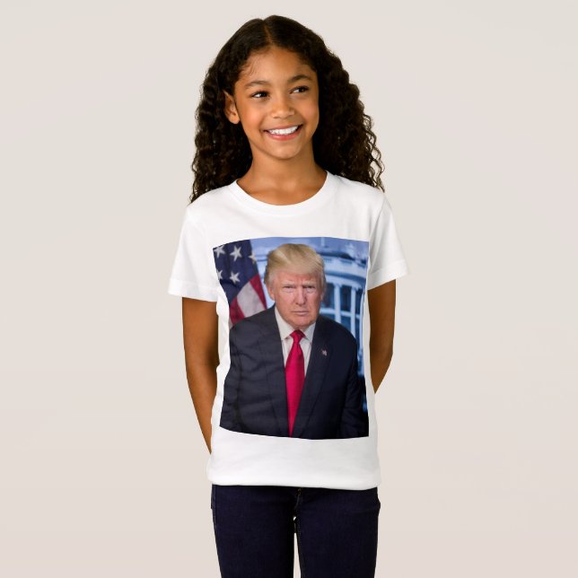 Camiseta Retrato presidencial oficial de Donald Trump (Anverso completo)