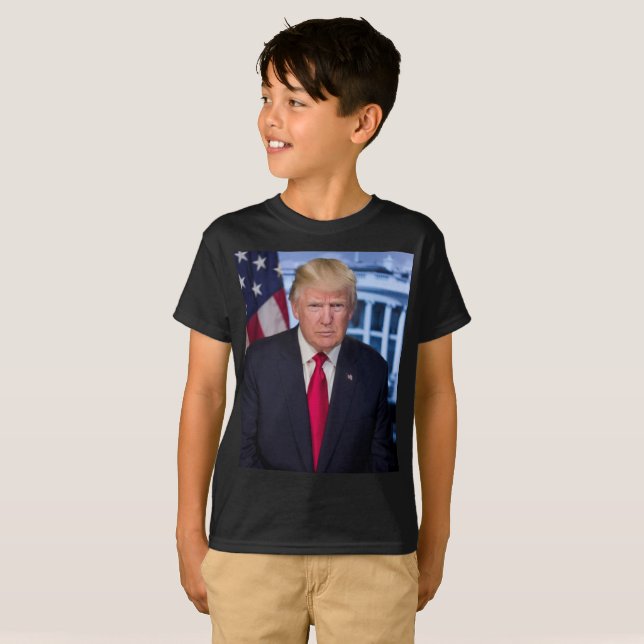 Camiseta Retrato presidencial oficial de Donald Trump (Anverso completo)