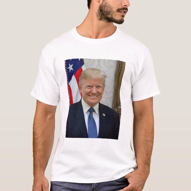 Camiseta Retrato presidencial oficial de Donald Trump (Anverso)