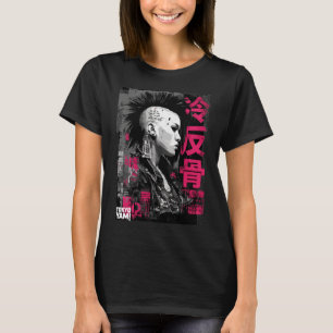Camiseta Retrato Punk Rebelde Frío de Tokyo Yami