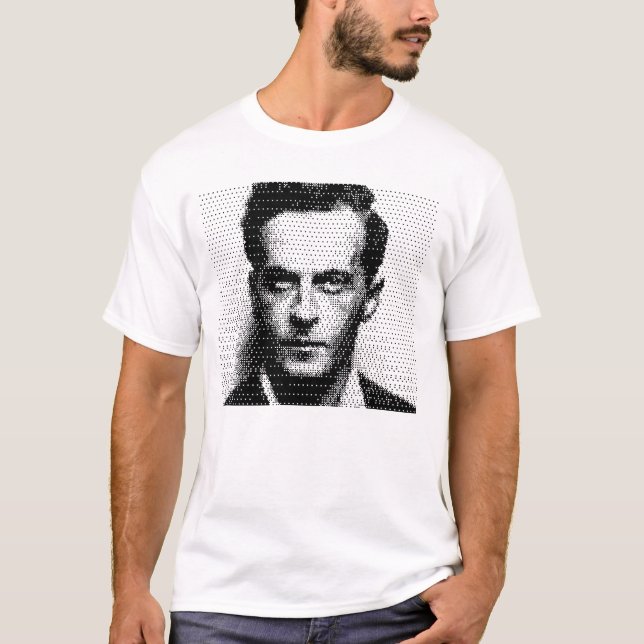 Camiseta retrato raster de Ludwik Wittgenstein (Anverso)