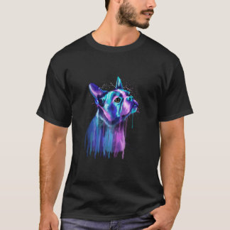 Camiseta Retrato satinado de teatro del Terrier de Boston T