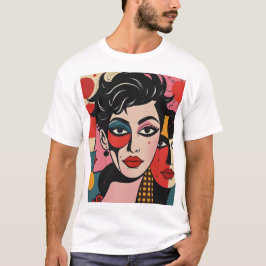 Camiseta Retrato surrealista de Punk
