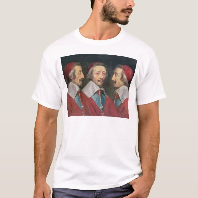 Camiseta Retrato triple de la cabeza de Richelieu, 1642 (Anverso)