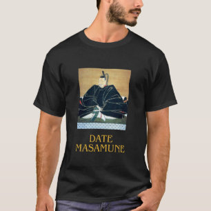 Camiseta Retrato Ukiyo-e del samurái Dragón Tuerto Date Mas