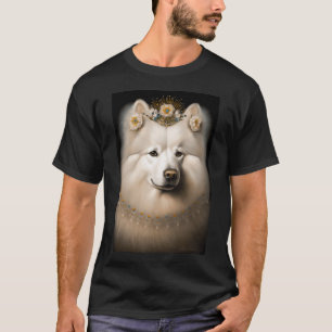 Camiseta Retrato Vintage de Perro Samoyedo 37