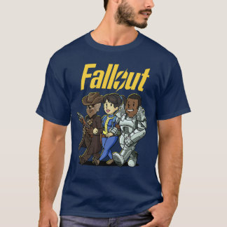 Camiseta Retratos de dibujos animados de personajes de Fall