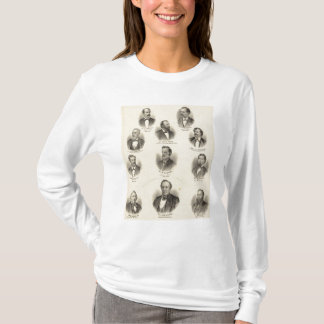 Camiseta Retratos de FB Parker, TD Kanouse