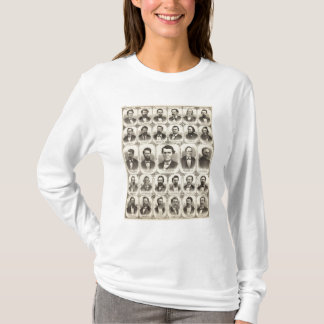 Camiseta Retratos de Juan C Pasillo y profesor JW Bradshaw