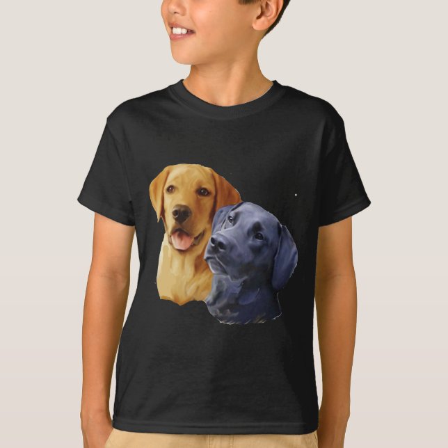 Camiseta Retratos de Labrador (Anverso)
