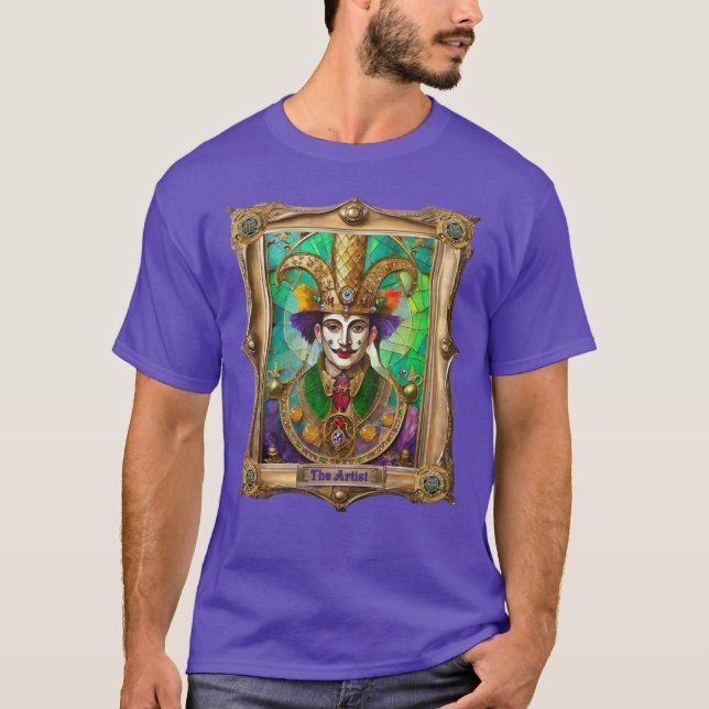 Camiseta Retratos reales del Mardi Gras - El artista Dalí (Anverso)