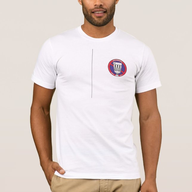 Camiseta Retrete obligatorio anti del límite de mandato (Anverso)