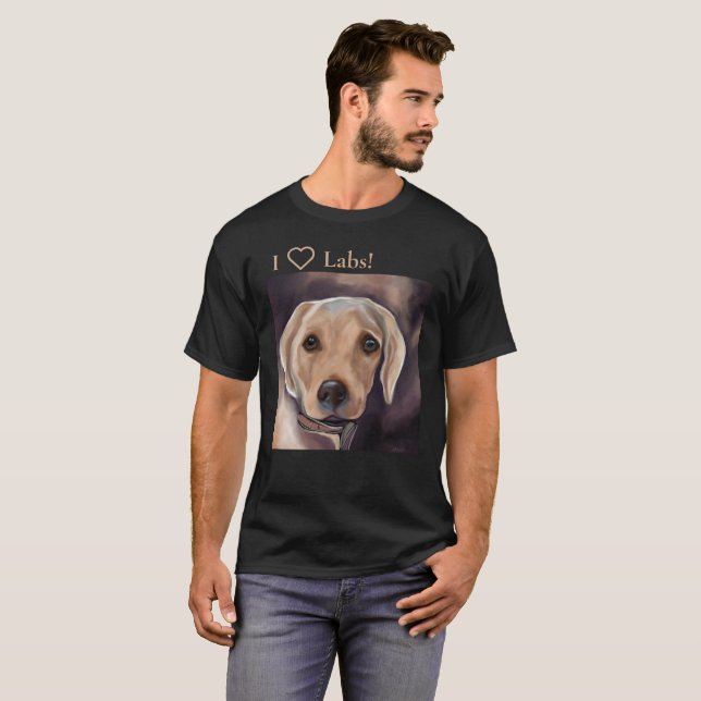 Camiseta Retriever de Labrador  (Anverso completo)