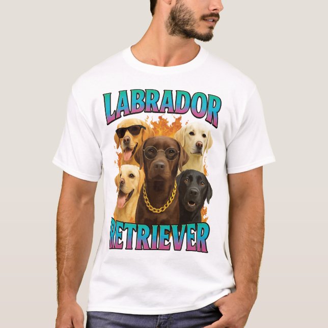 Camiseta Retriever de Labrador (Anverso)