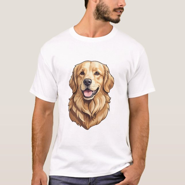 Camiseta Retriever de Oro (Anverso)