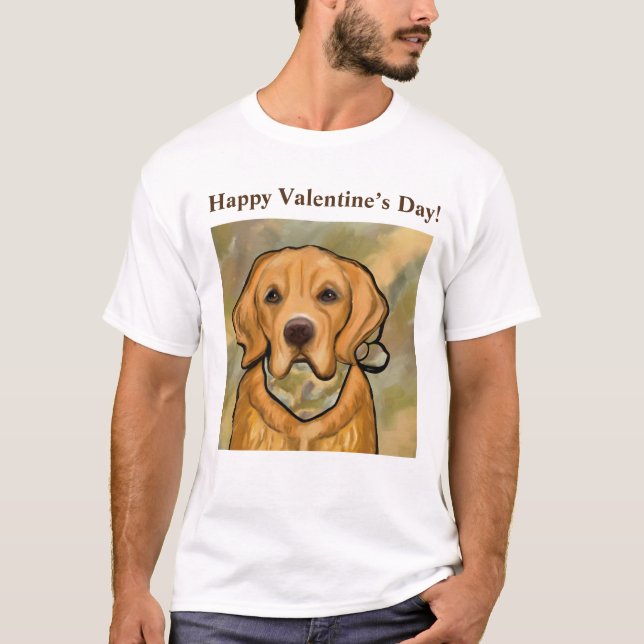 CAMISETA RETRIEVER DORADO (Anverso)