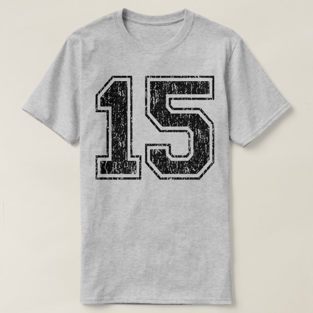 Camiseta Retro 15 (Diseño del anverso)