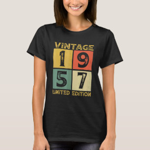 Camiseta Retro 1957 de 65 años