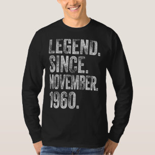Camiseta Retro 1960 Nacimiento Noviembre Leyenda desde 1999