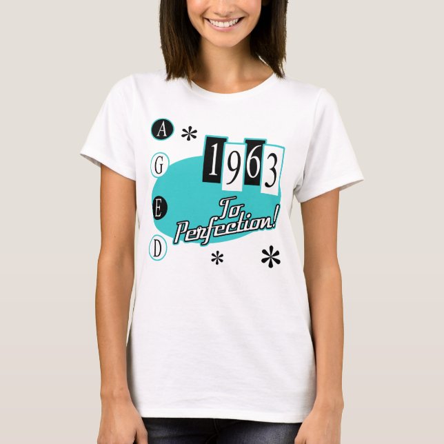 Camiseta Retro 1963 60º cumpleaños (Anverso)